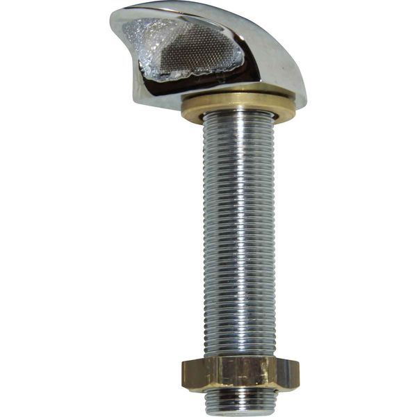 Maestrini Chrome Plated Brass Shell Tank Vent with Gauze (3/8" BSP) - PROTEUS MARINE STORE