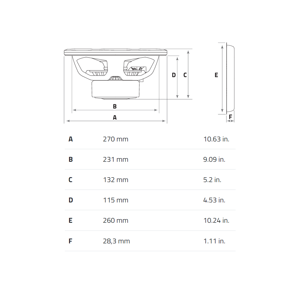 Hertz 600W 10" CENTO CS 250 S2 Subwoofer - PROTEUS MARINE STORE