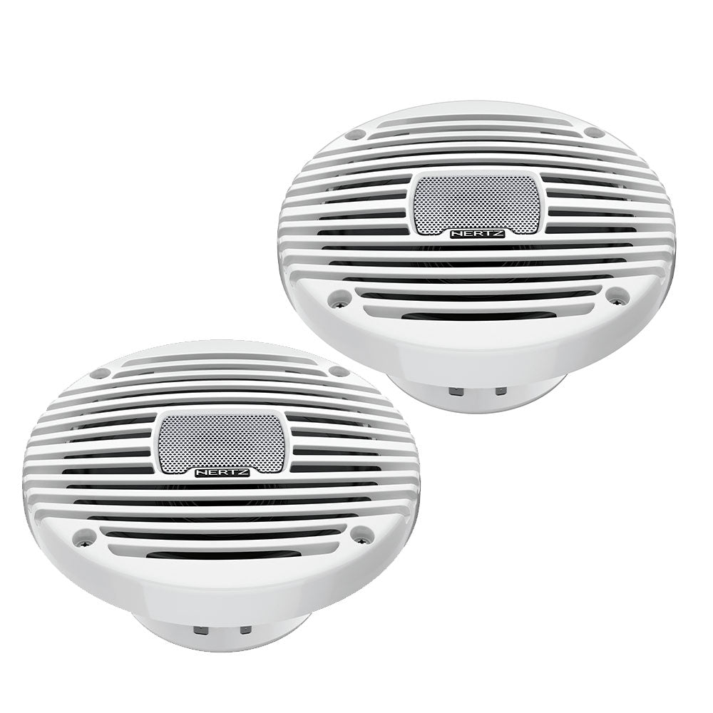 Hertz 100W 6.5" HEX 6.5 M-W IP65 Marine Speakers - White - PROTEUS MARINE STORE