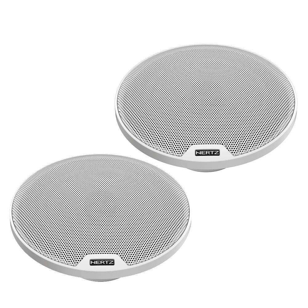 Hertz 100W 6.5" HEX 6.5 C-W IP65 Marine Speakers - Classic White - PROTEUS MARINE STORE