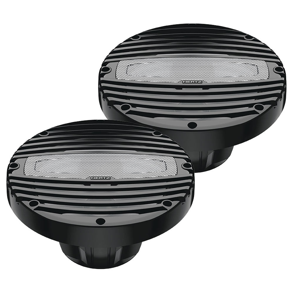 Hertz 200W 8" HMX 8-C IP65 Marine Speakers - Black - PROTEUS MARINE STORE