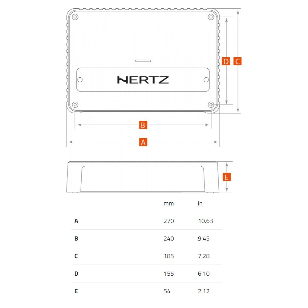 Hertz 1260W Venezia V1 Marine Mono Amplifier - 12V - PROTEUS MARINE STORE