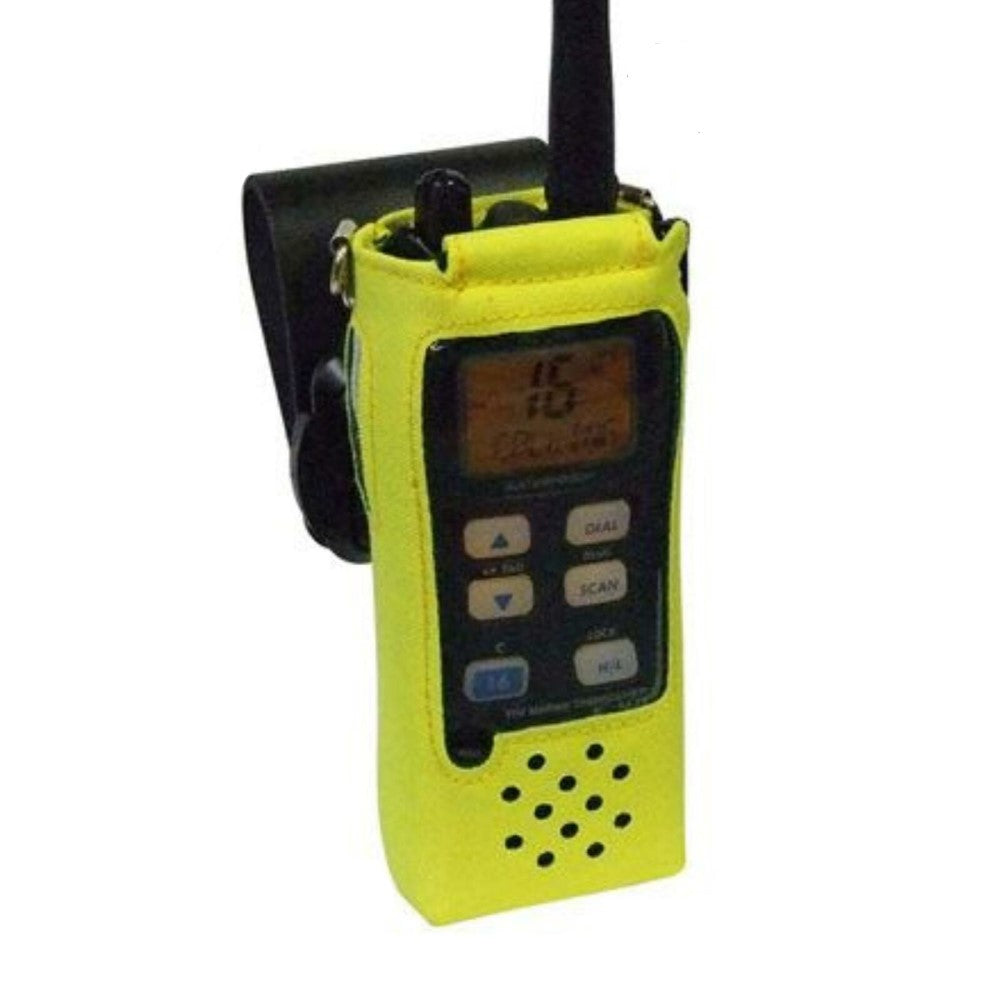ICOM M71 M73 Belt Case with shoulder strap hi vis - PROTEUS MARINE STORE