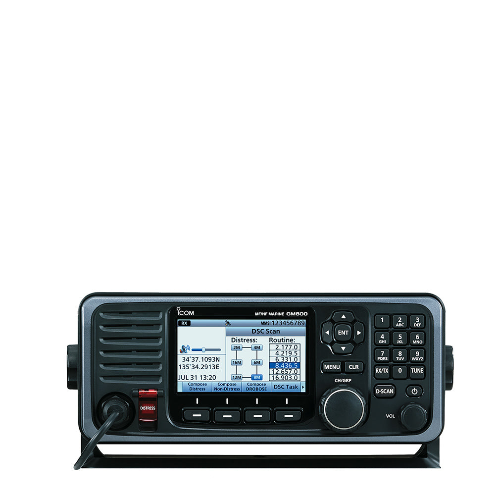 Icom GM800 GMDSS MF/HF Transceiver with Class A DSC - PROTEUS MARINE STORE