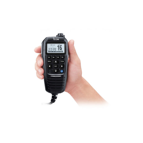 Icom Command Mic Black for M605 - PROTEUS MARINE STORE
