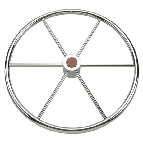 Savoretti Destroyer Steering Wheel (600mm / Stainless steel) - PROTEUS MARINE STORE