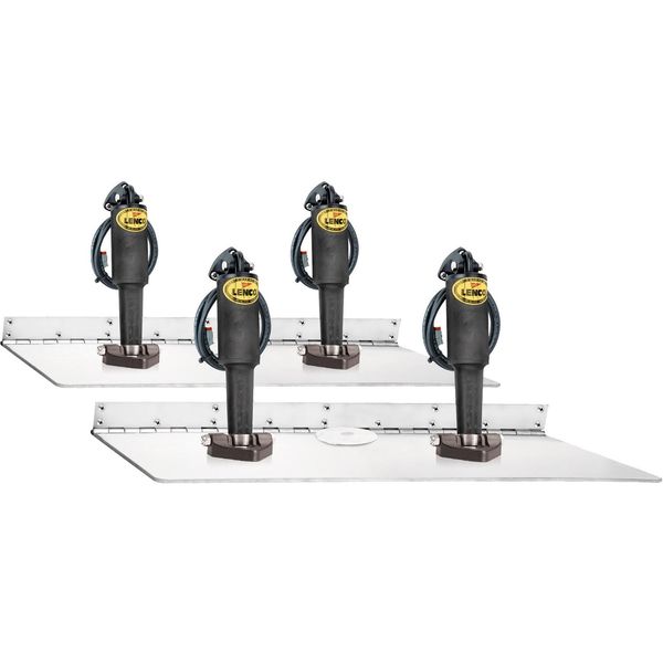 Lenco 16" x 30" Super Strong Trim Tab Kit (12V / Dual Actuator) - PROTEUS MARINE STORE