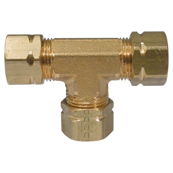 Hydraulic Equal Tee Connector 3/8" Tube - PROTEUS MARINE STORE