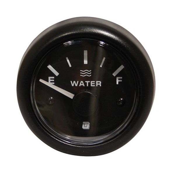 Uflex Water Tank Gauge Black - PROTEUS MARINE STORE