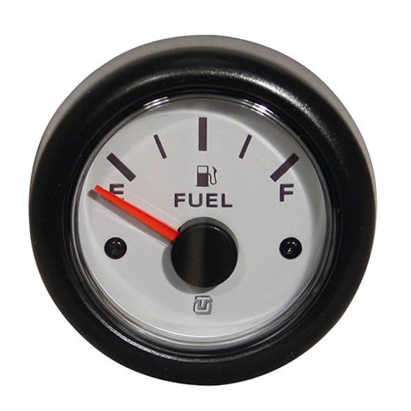 Uflex Fuel Tank Gauge White - PROTEUS MARINE STORE