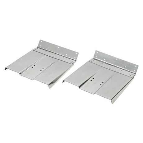 Uflex Stainless Steel Trim Tabs Only 9" x 9" (Pair) - PROTEUS MARINE STORE