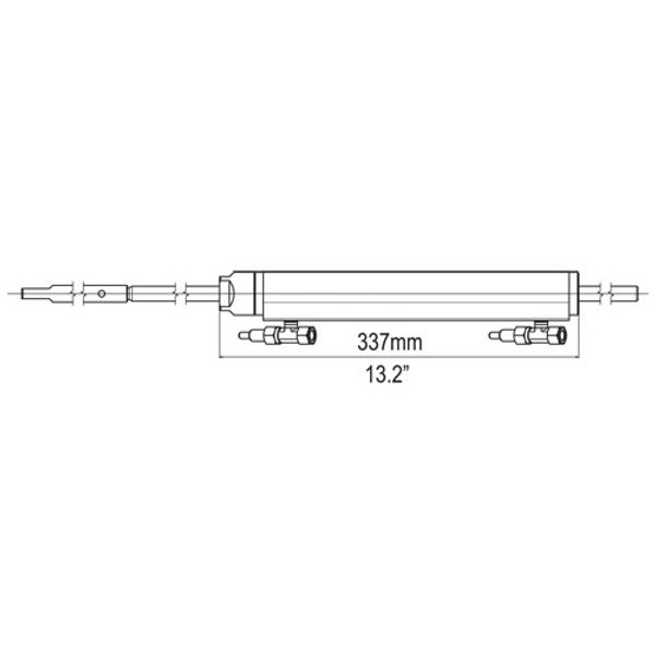 Ultraflex Sterndrive Hydraulic Balanced Cylinder 133cc - PROTEUS MARINE STORE