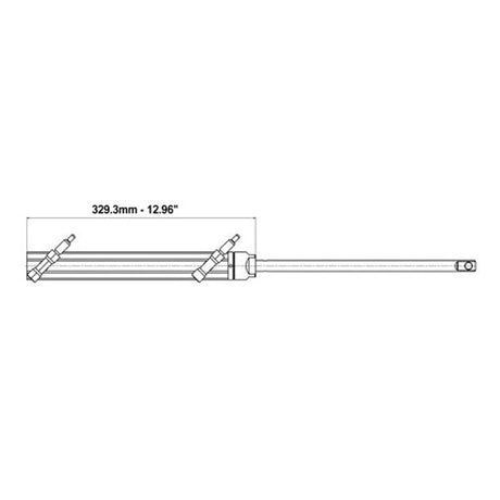 Ultraflex UC68-OBS Outboard Side Mount Hydraulic Cylinder - PROTEUS MARINE STORE