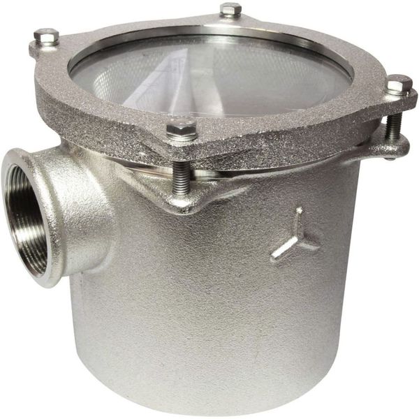 Maestrini Bronze Bracket Mounted Water Strainer (2-1/2" BSP Female) - PROTEUS MARINE STORE