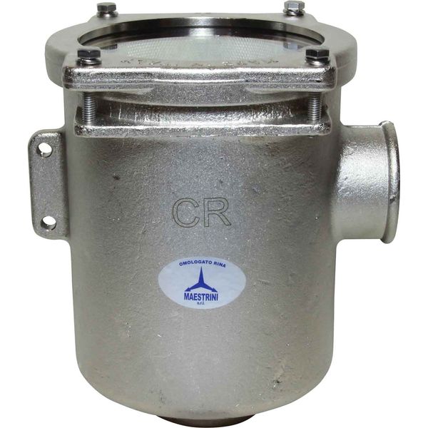 Maestrini DZR Brass Bracket Mounted Water Strainer (1-1/2" BSP Female) - PROTEUS MARINE STORE