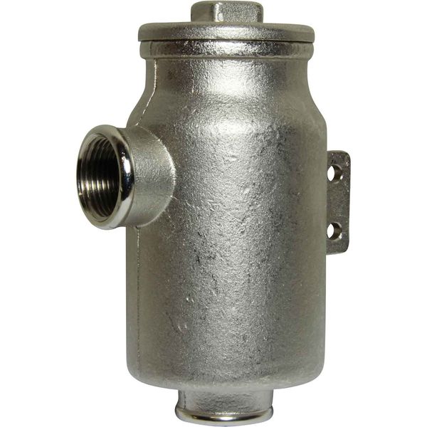 Maestrini Brass Bracket Mount Water Strainer with Metal Lid (3/4" BSP) - PROTEUS MARINE STORE