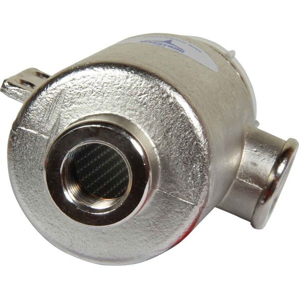 Maestrini Brass Bracket Mount Water Strainer with Clear Lid (1/2" BSP) - PROTEUS MARINE STORE