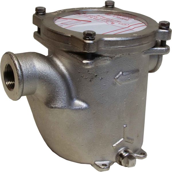 Maestrini Brass Base Mounted Water Strainer (3/4" BSP Female) - PROTEUS MARINE STORE