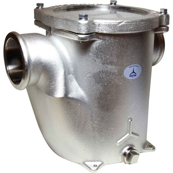 Maestrini Bronze Base Mounted Water Strainer (2-1/2" BSP Female) - PROTEUS MARINE STORE