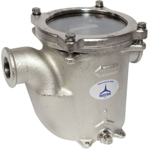 Maestrini DZR Base Mounted Water Strainer (3/4" BSP Female) - PROTEUS MARINE STORE