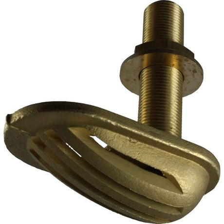 Maestrini Brass Water Intake Scoop (Oval / 3/8" BSP) - PROTEUS MARINE STORE
