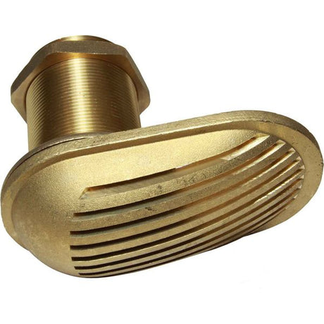 Maestrini Brass Water Intake Scoop (Oval / 2" BSP) - PROTEUS MARINE STORE