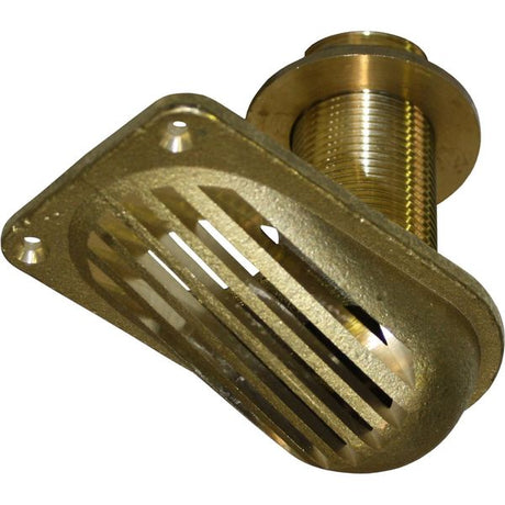Maestrini Brass High Flow Water Intake Scoop (Wedge / 1" BSP) - PROTEUS MARINE STORE
