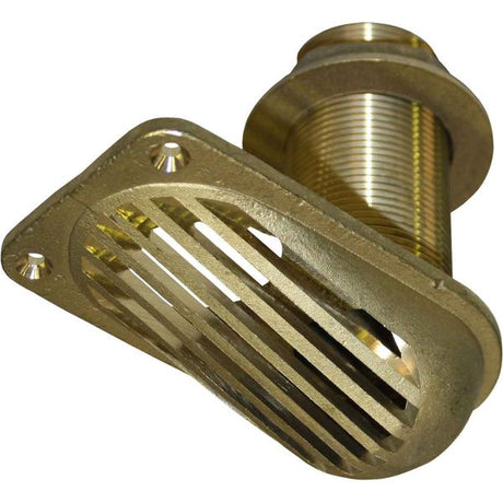 Maestrini Brass High Flow Water Intake Scoop (Wedge / 1-1/4" BSP) - PROTEUS MARINE STORE