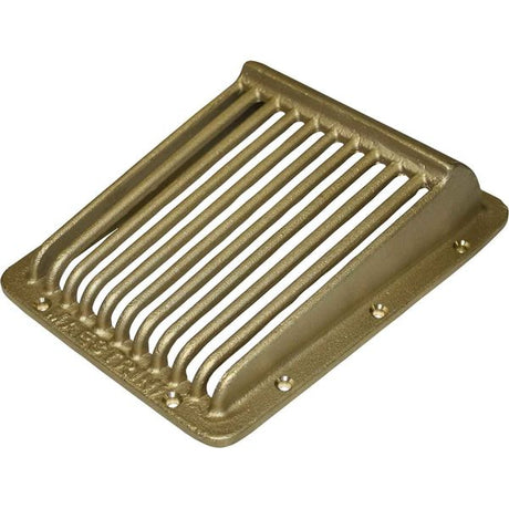 Maestrini Brass Slotted Scoop Strainer Grate (Wedge / 3" BSP) - PROTEUS MARINE STORE