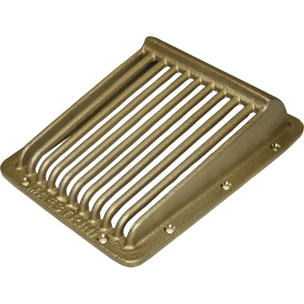 Maestrini Brass Slotted Scoop Strainer Grate (Wedge / 3" BSP) - PROTEUS MARINE STORE