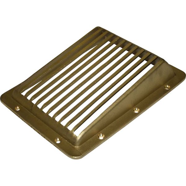 Maestrini Brass Slotted Scoop Strainer Grate (Wedge / 4" BSP) - PROTEUS MARINE STORE