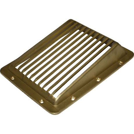 Maestrini Brass Slotted Scoop Strainer Grate (Wedge / 4" BSP) - PROTEUS MARINE STORE