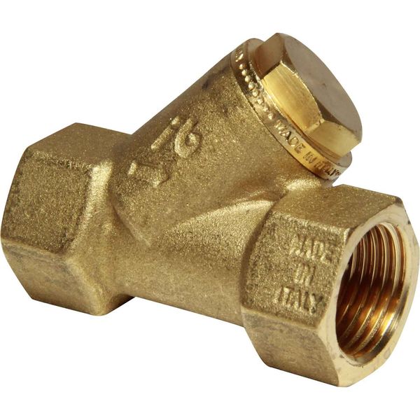 Maestrini Brass Inline 'Y' Shaped Strainer (1/2" BSP) - PROTEUS MARINE STORE
