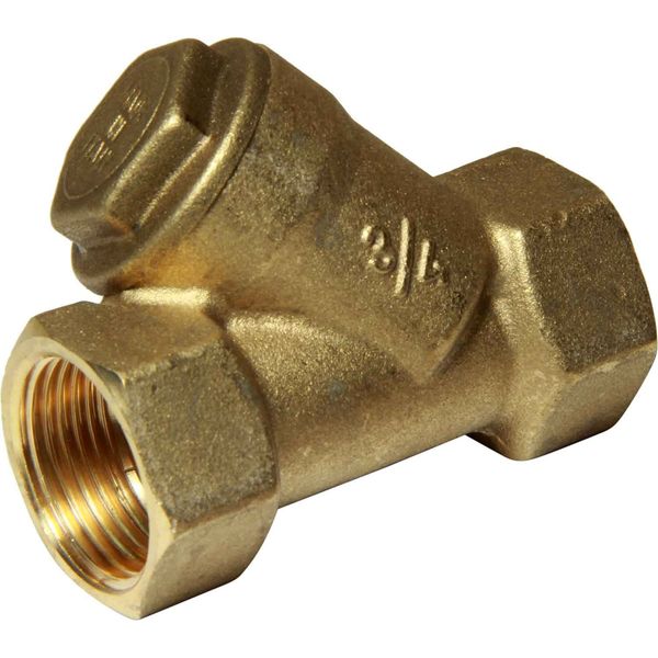 Maestrini Brass Inline 'Y' Shaped Strainer (3/4" BSP) - PROTEUS MARINE STORE