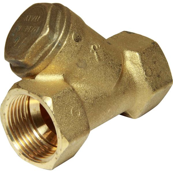 Maestrini Brass Inline 'Y' Shaped Strainer (1" BSP) - PROTEUS MARINE STORE