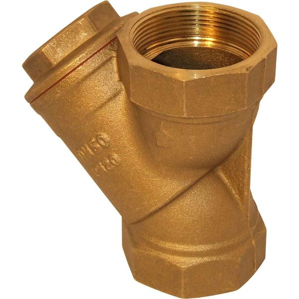 Maestrini Brass Inline 'Y' Shaped Strainer (2" BSP) - PROTEUS MARINE STORE