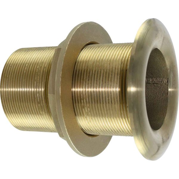 Maestrini Brass Skin Fitting (Domed, 2-1/2" BSP, 132mm Long) - PROTEUS MARINE STORE