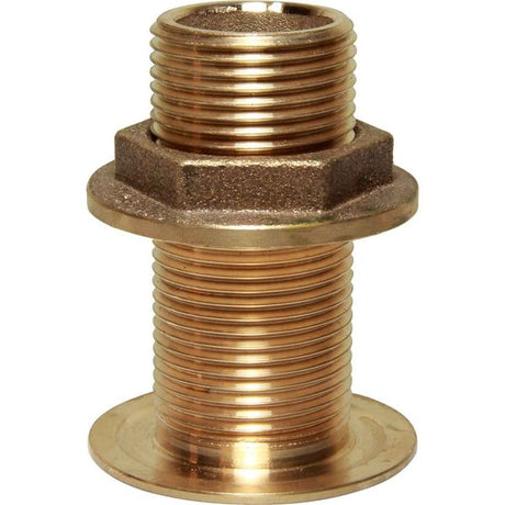 Maestrini Bronze Skin Fitting (Inclined, 1" BSP, 89.5mm Long) - PROTEUS MARINE STORE