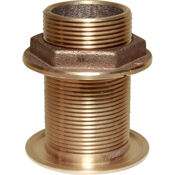 Maestrini Bronze Skin Fitting (Inclined, 1-1/2" BSP, 100mm Long) - PROTEUS MARINE STORE