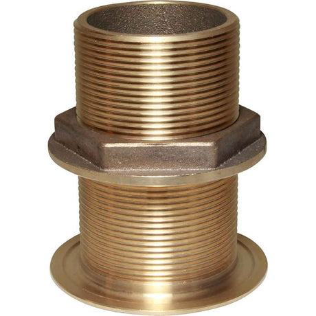 Maestrini Bronze Skin Fitting (Inclined, 2" BSP, 102.5mm Long) - PROTEUS MARINE STORE