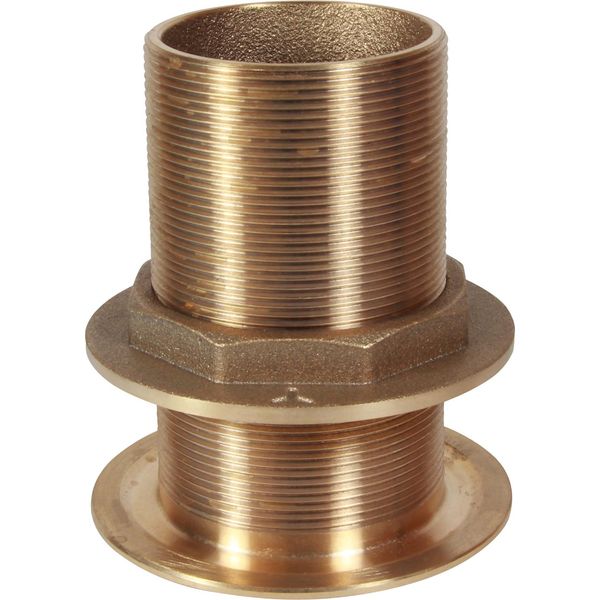 Maestrini Bronze Skin Fitting (Inclined, 2-1/2" BSP, 132.5mm Long) - PROTEUS MARINE STORE