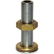 Maestrini Chromed Skin Fitting (Domed, 1/4" BSP, 55mm Long) - PROTEUS MARINE STORE