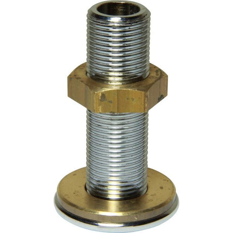 Maestrini Chromed Skin Fitting (Domed, 3/8" BSP, 58mm Long) - PROTEUS MARINE STORE