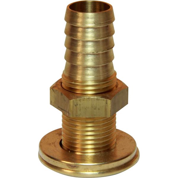 Maestrini DZR Through Hull Skin Fitting (1/2" BSP, 19mm Hose Tail) - PROTEUS MARINE STORE