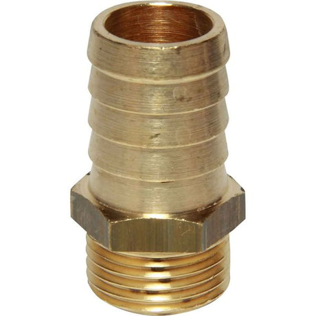 Maestrini Brass Straight Hose Tail (1/2" BSP Male to 20mm Hose) - PROTEUS MARINE STORE