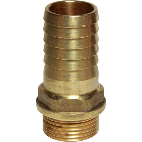 Maestrini Brass Straight Hose Tail (3/4" BSP Male to 28mm Hose) - PROTEUS MARINE STORE
