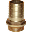 Maestrini Bronze Straight Hose Tail (1-1/4" BSP Male to 38mm Hose) - PROTEUS MARINE STORE