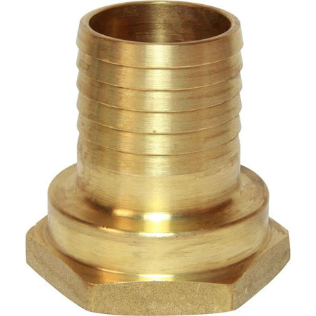 Maestrini Brass Straight Hose Tail (1-1/2" BSP Female to 38mm Hose) - PROTEUS MARINE STORE