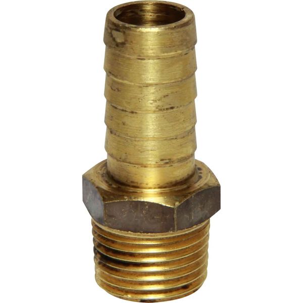 Maestrini DZR Straight Hose Tail (1/2" BSPT Male to 16mm Hose) - PROTEUS MARINE STORE