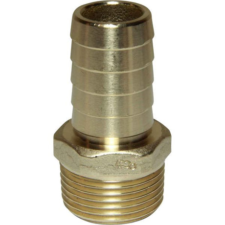 Maestrini DZR Straight Hose Tail (1" BSPT Male to 25mm Hose) - PROTEUS MARINE STORE